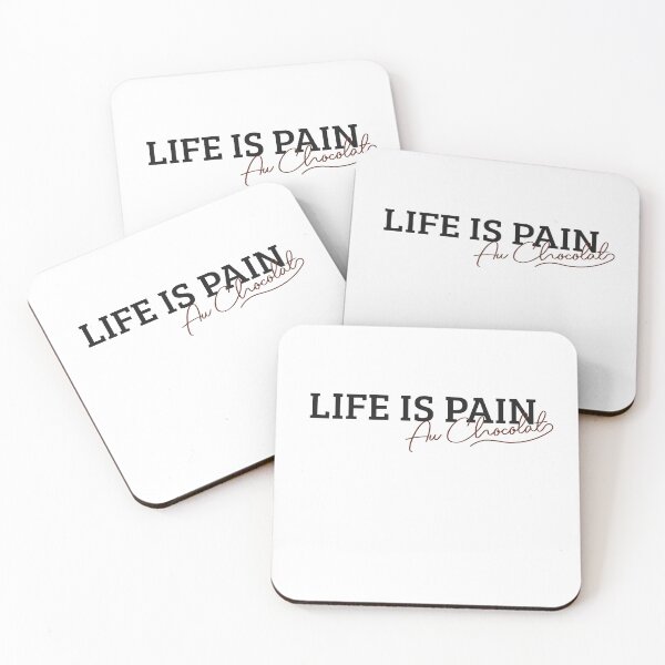 Item preview, Life Is Pain Au Chocolat designed and sold by AshzShop.
