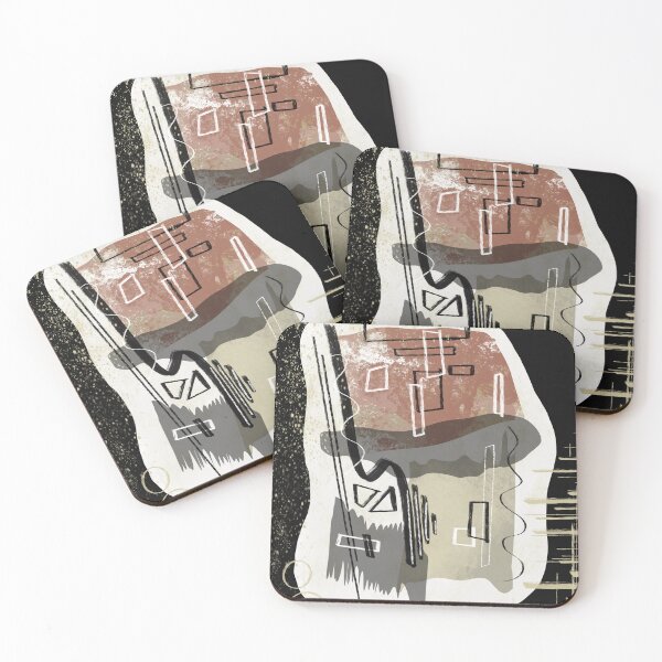 Item preview, Busy Black and White - Mid Century Abstract designed and sold by Printpix.