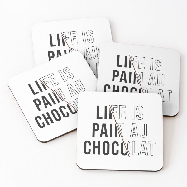 Item preview, Life Is Pain Au Chocolat designed and sold by AshzShop.