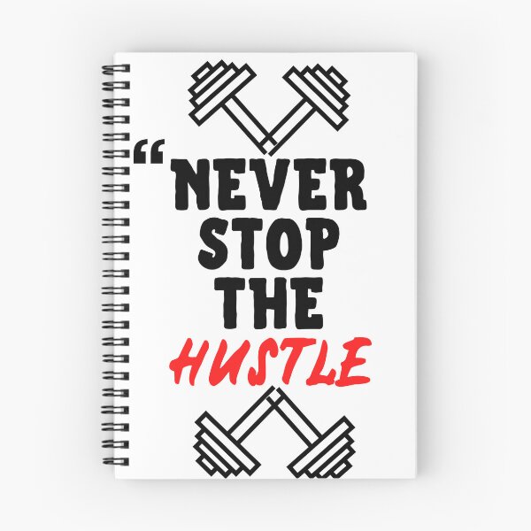 Item preview, NEVER STOP THE HUSTLE  designed and sold by motivationhood.
