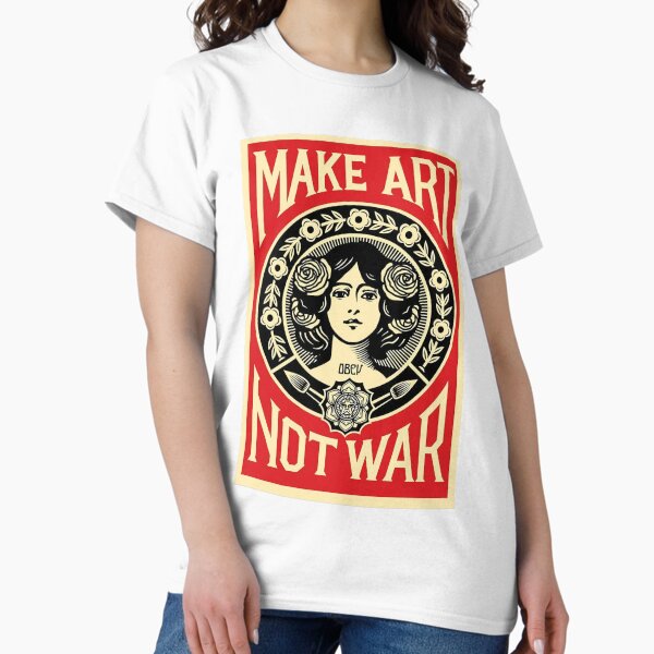 Item preview, Make Art Not War designed and sold by Attenea.