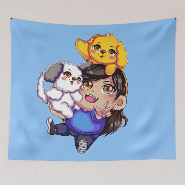 Item preview, funny super chubby dogs in chibi kawaii style designed and sold by kitsuneins.