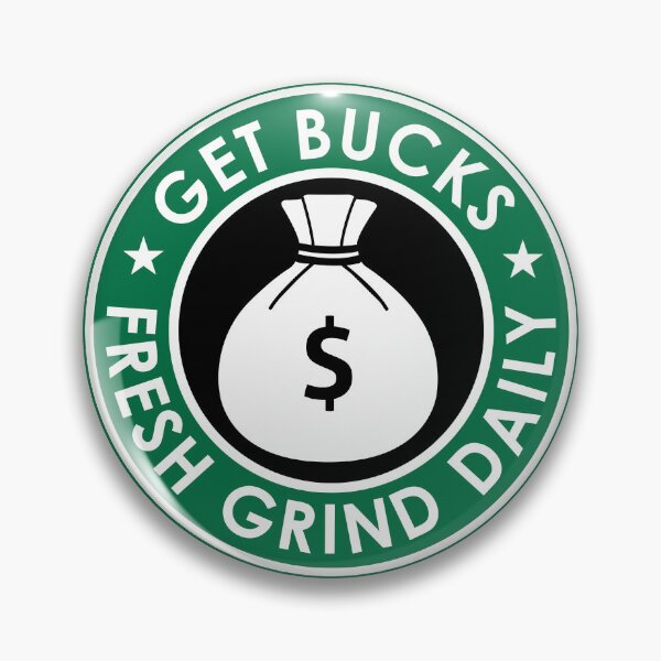Item preview, Funny Hustler Parody Get Bucks | Coffee Lover, Inspirational designed and sold by RLYGR8.