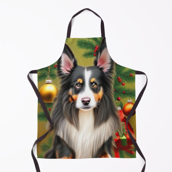 Item preview, Miniature American Shepherd Dog Christmas Celebration 5 designed and sold by AnadAA.