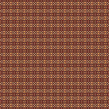 Artwork thumbnail, Dark orange pattern  by Work of art Shop