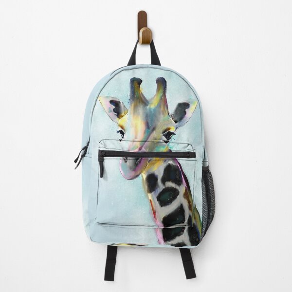 Item preview, Sweet Colorful Giraffe Portrait Painting designed and sold by InovArtS.