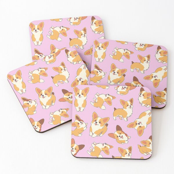 Item preview, Corgis in Pink Pattern - Cute designed and sold by Bondoboxy.