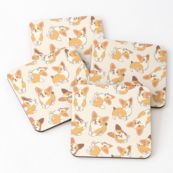 Item preview, Corgis in Cream Pattern - Cute designed and sold by Bondoboxy.