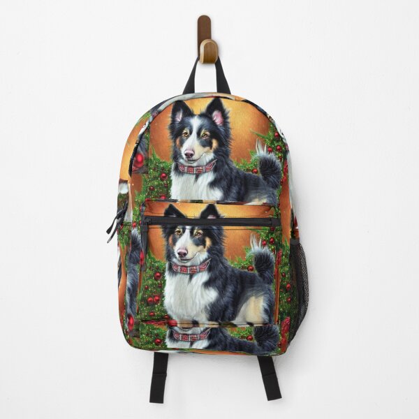 Item preview, Miniature American Shepherd Dog Christmas Celebration 6 designed and sold by AnadAA.