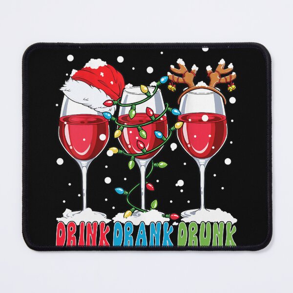 Item preview, Christmas Wine Drink, Drank, Drunk Graphic Design designed and sold by gthylla.