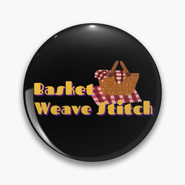 Item preview, Basket Weave Stitch Fun Crochet Memes Puns  designed and sold by YURISPACE.