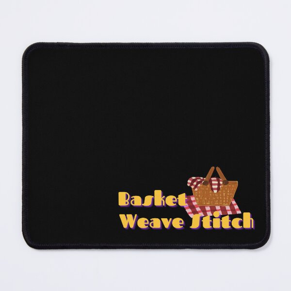 Item preview, Basket Weave Stitch Fun Crochet Memes Puns designed and sold by YURISPACE.