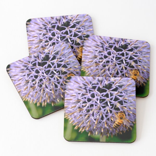 Item preview, Bee On Small Globe Thistle 5 designed and sold by Robert Alsop.