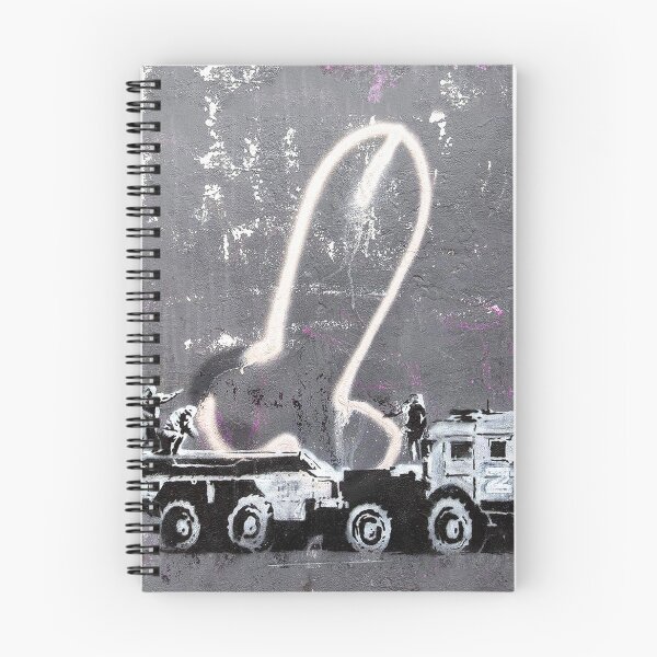 Item preview, Ojiva nuclear Banksy Street Art Ucrania designed and sold by WE-ARE-BANKSY.