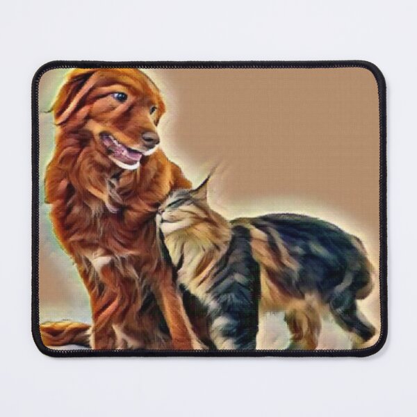 Item preview, Cat and dog art designed and sold by MilicaaD.