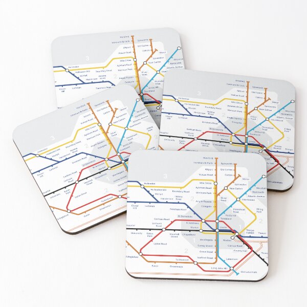 Item preview, Norwich Metro Map Design designed and sold by TunnelDesign.