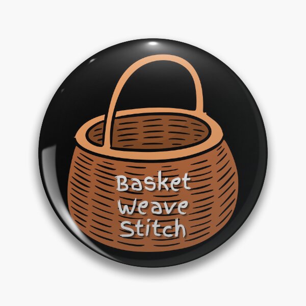 Item preview, Basket Weave Stitch Fun Crochet Memes Puns  designed and sold by YURISPACE.