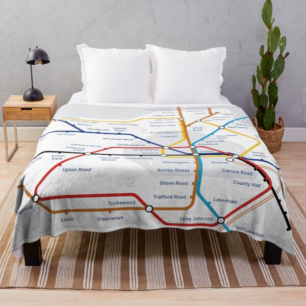 Item preview, Norwich Metro Map Design designed and sold by TunnelDesign.