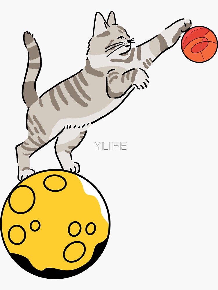 ap Lang Space Cat Sticker For Sale By YLIFE Redbubble ap-lang-space-cat-sticker-for-sale-by-ylife-redbubble