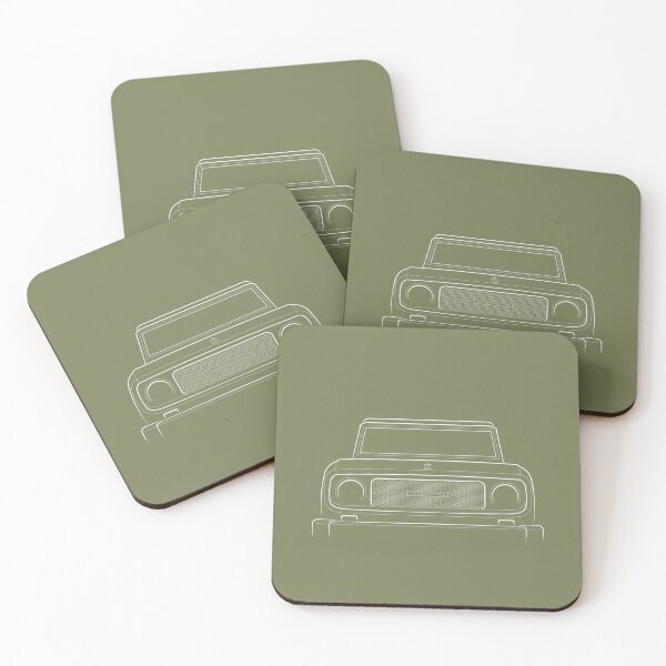 Item preview, International Harvester Scout 800 - front stencil, white designed and sold by mal-photography.