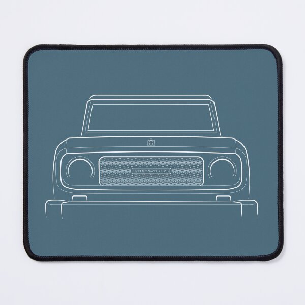 Item preview, International Harvester Scout 800 - front stencil, white designed and sold by mal-photography.