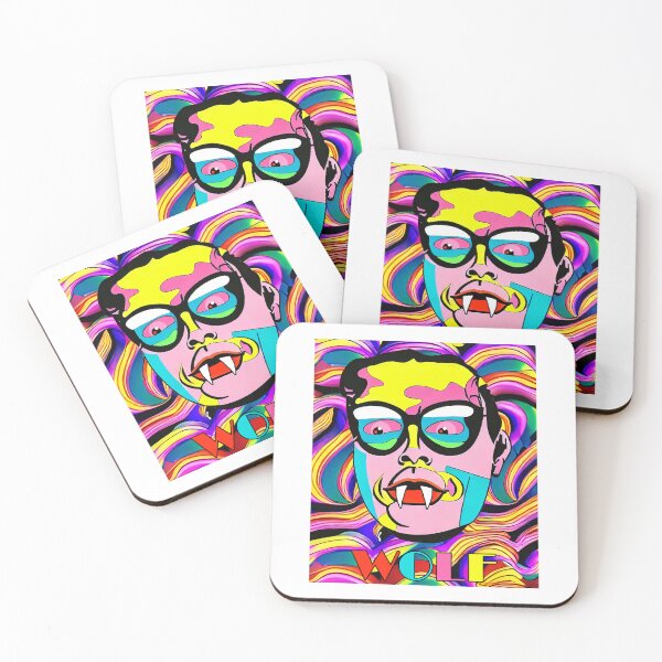 Item preview, ACID WOLF Pop Art Surreal Magic Human | Big Boss Art By Tyler Tilley designed and sold by Tyler Tilley.