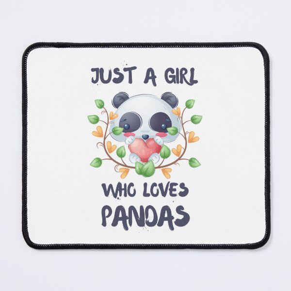 Item preview, Just A Girl Who Loves Pandas  designed and sold by DSC-Fashion.