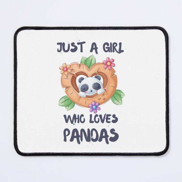 Item preview, Just A Girl Who Loves Pandas designed and sold by DSC-Fashion.