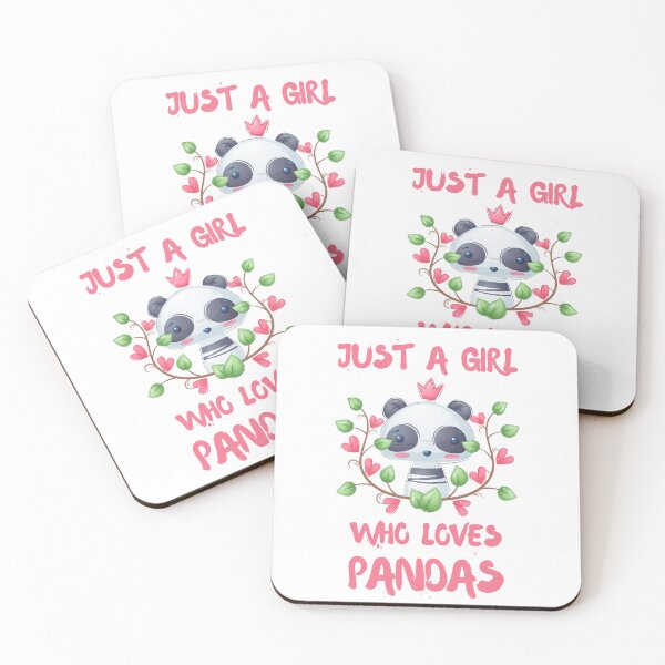Item preview, Just A Girl Who Loves Pandas  designed and sold by DSC-Fashion.