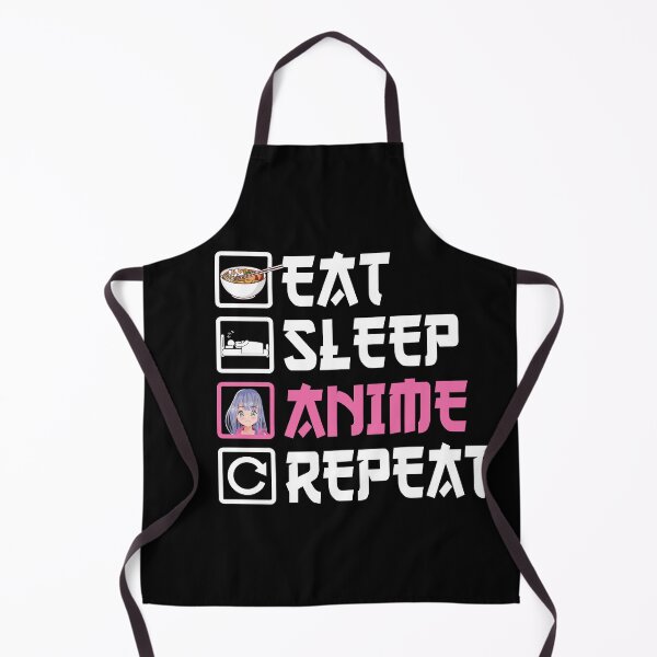 Item preview, Eat Sleep Anime Repeat Kawaii Otaku Manga Japan Fan Kanji designed and sold by Svgdesig⭐⭐⭐⭐⭐.