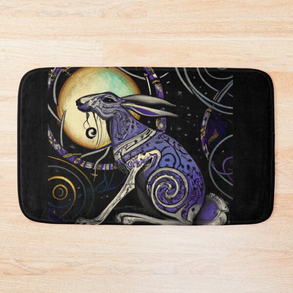 Item preview, Celtic Moon Hare Art – Mystical Pagan Lunar Animal Design designed and sold by Vividality.