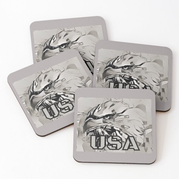 Item preview, Silver and Gray USA Eagle designed and sold by AmericaFreedom.