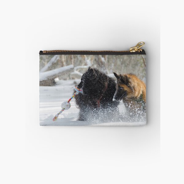 Item preview, 2018 Groenendael and Tervueren in the snow designed and sold by Belgian Shepherd Dog Club of QLD Inc.