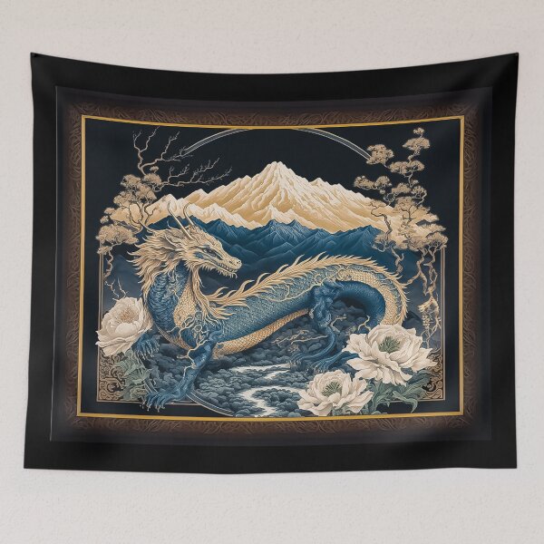 Item preview, Landscape  Chinese Japanese style Rinpa painting sticker designed and sold by PhiloSophyEye.