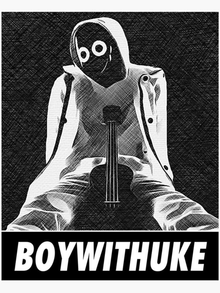 "Boywithuke " Sticker for Sale by cloudnorthappr Redbubble