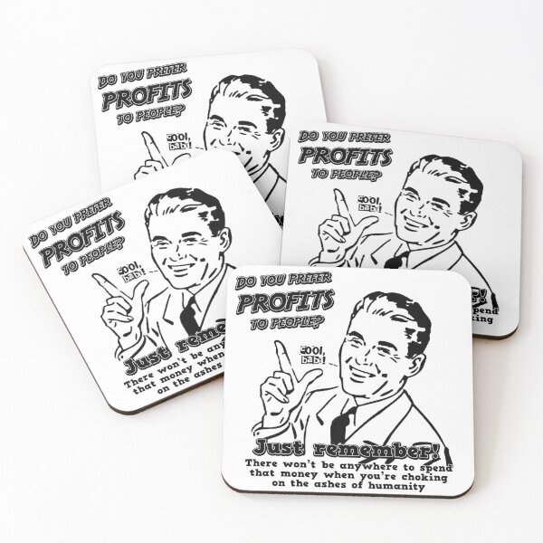 Item preview, Do you prefer profits to people?  designed and sold by Signs for Dark Times.