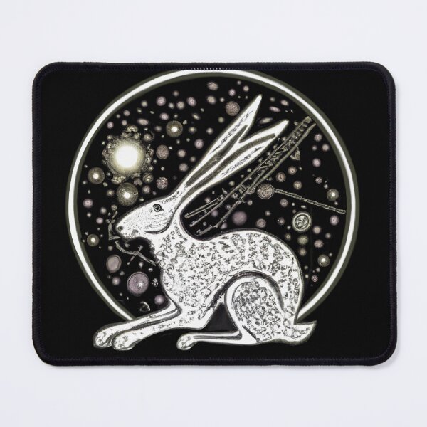 Item preview, Celtic Moon Hare Art – Mystical Pagan Lunar Animal Design designed and sold by Vividality.