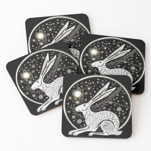 Item preview, Celtic Moon Hare Art – Mystical Pagan Lunar Animal Design designed and sold by Vividality.