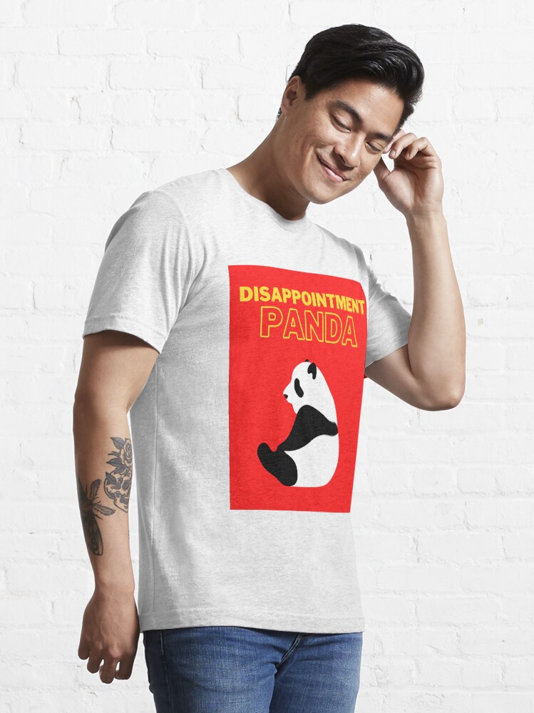 t-shirt com desenho de panda triste - TenStickers