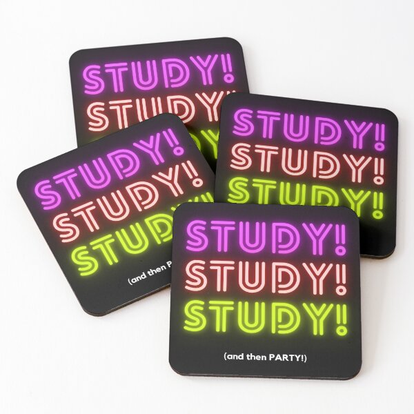 Item preview, Study, Study, Study, and then Party! designed and sold by ArteTeoma.