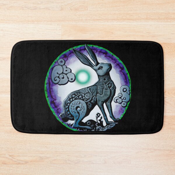 Item preview, Celtic Moon Hare Art – Mystical Pagan Lunar Animal Design designed and sold by Vividality.