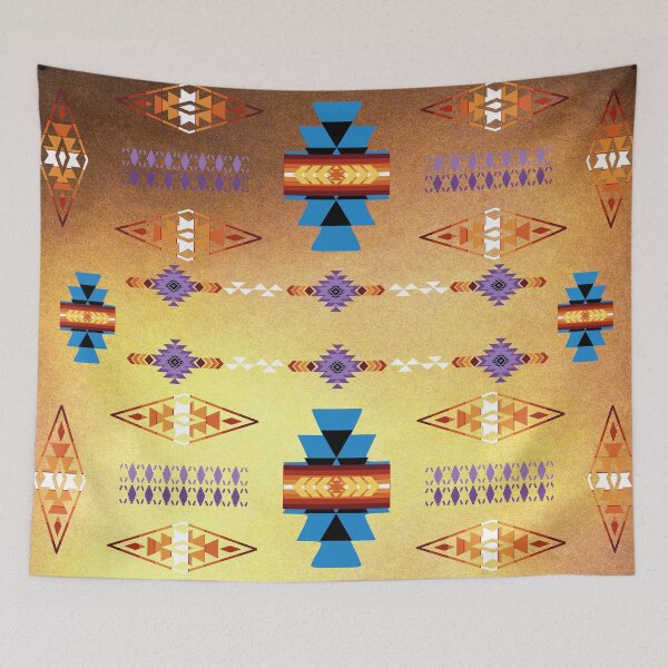 Item preview, Rustic Southwestern Ombre With Tribal Symbols designed and sold by handsoftime2020.