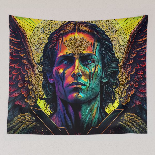 Item preview, Archangel Raphael Illustration (Variation) designed and sold by OccultDreams.