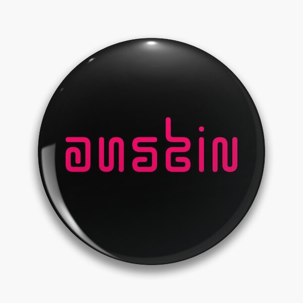 Item preview, Austin No. 1 Deep Pink Black Background designed and sold by PEK1787.