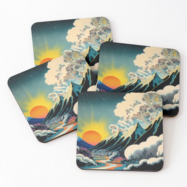 Item preview, Landscape Painting, ukiyo-e art style designed and sold by ParadiseSlice.
