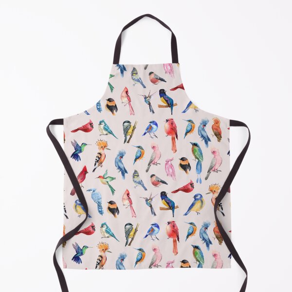 Item preview, Cute Whimsical Colorful Watercolor Birds,  designed and sold by BohemiWANDERS.