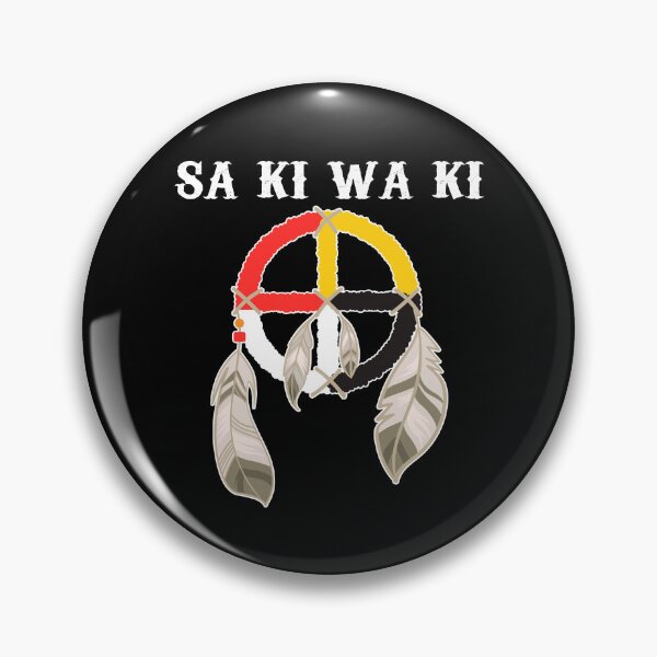 Item preview, SA KI WA KI Sac and Fox Nation Medicine Wheel designed and sold by MagicBoutique.