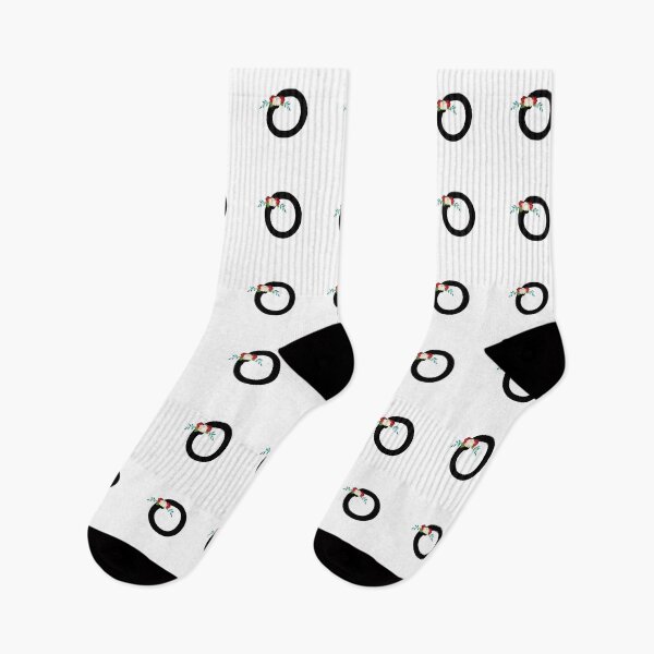 Item preview, Floral Black Monogram O designed and sold by ModernStyleBoho.