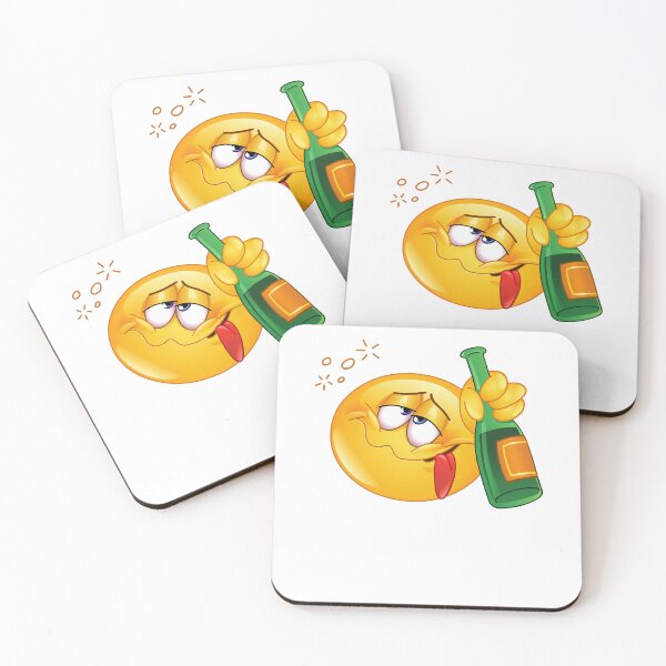Artikelvorschau, Betrunkenes Emoji entworfen und verkauft von mkzmerch.