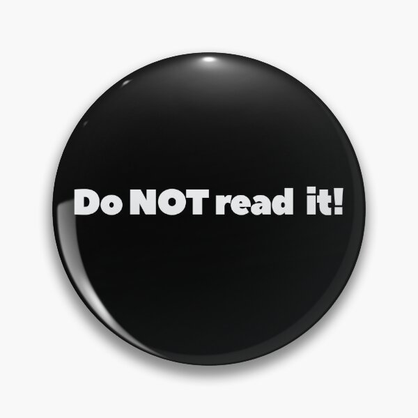 Item preview, Do NOT read it! - white text designed and sold by popanato.